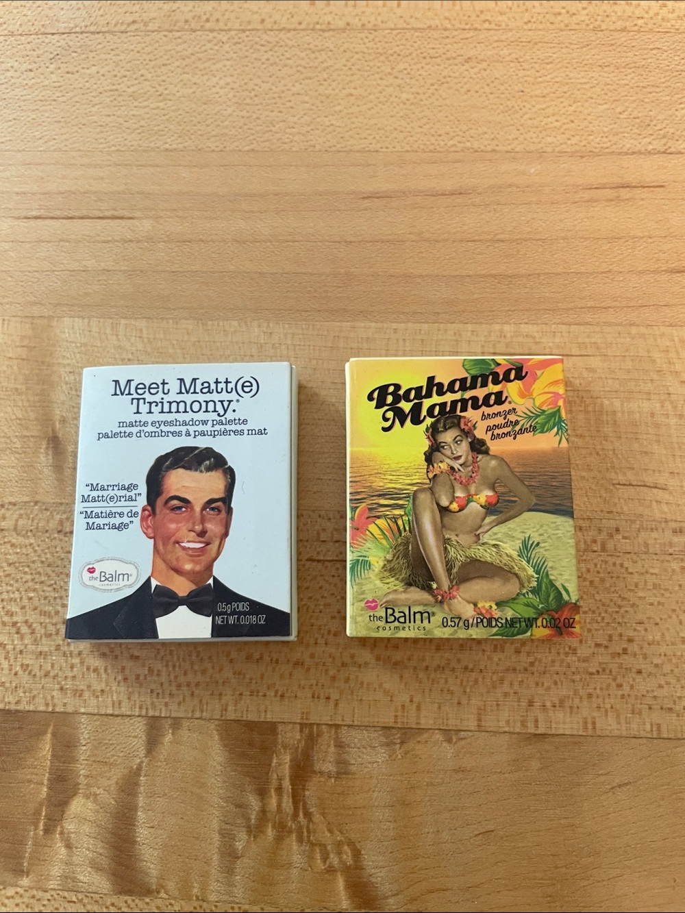 theBalm set of 2 - Meet Matt(e) Trimony Eyeshadow and Bahama Mama Bronzer